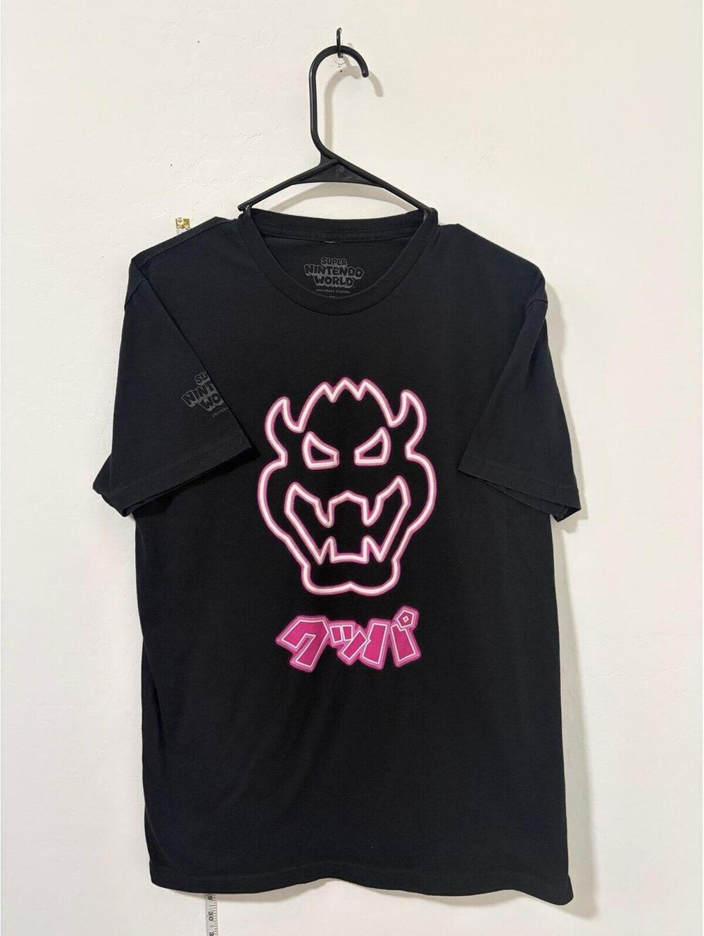 Universal Studios Super Nintendo World Neon Bowser T-Shirt - Medium